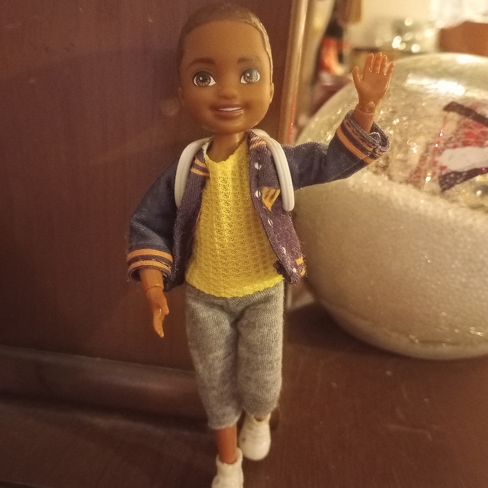 Ultra Rare! Ooak Barbie Chelsea Boy AA Hybrid Posable doll Articulated body!